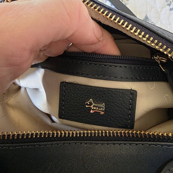 Radley & Friends Baxter Spaniel Dog Leather Crossbody Top Handle Bag NWT - Picture 13 of 16